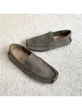 FOSSIL Franco Driver Leather Taupe Loafer Mens Size 8